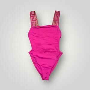 VERSACE Women’s pink swimsuit sz 2